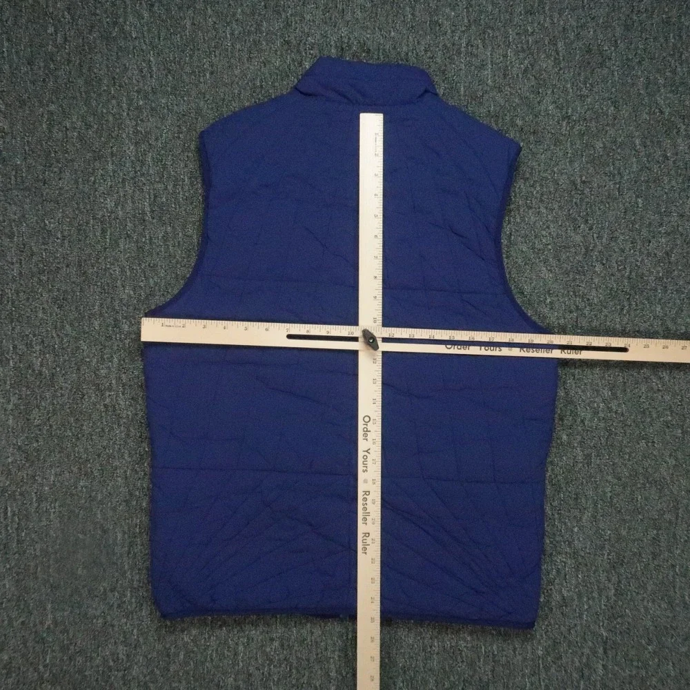 Vineyard Vines Vest Mens Small Blue Red Spinnaker Full Zip Reversible‎ Preppy